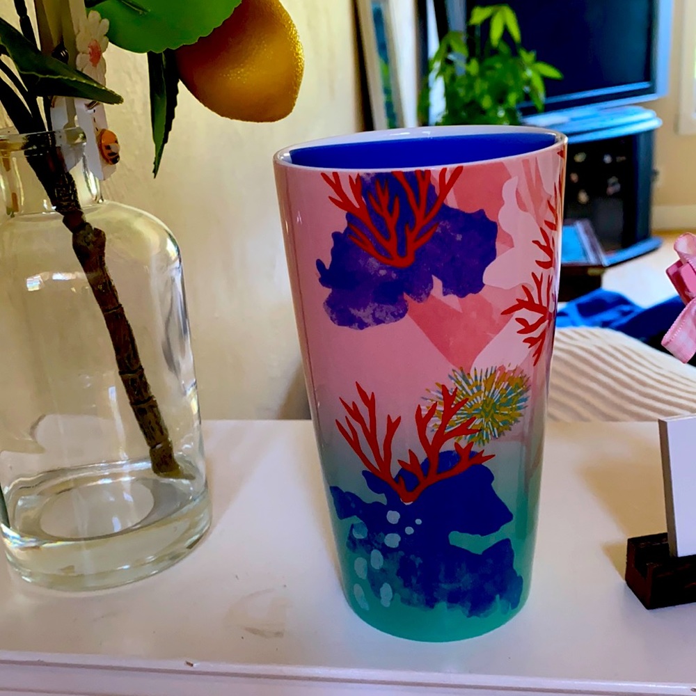 Starbucks new spring 2021 ceramic floral tumbler